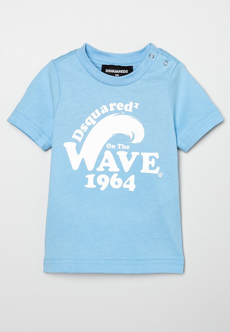 Dsquared2 T-shirt print blauw