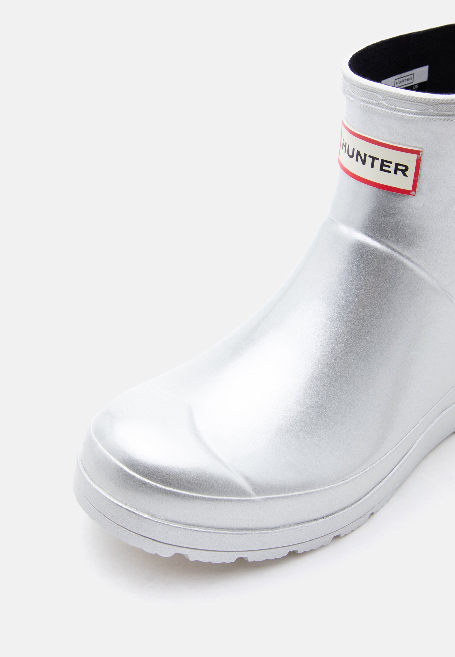 Hunter ORIGINAL WOMENS PLAY SHORT BOOT METALLIC - Wellies - silver