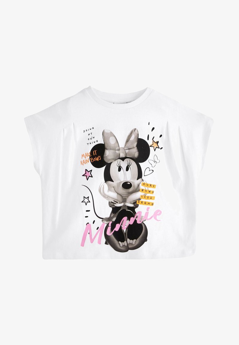 Next MINNIE MOUSE-REGULAR FIT - T-shirts print - white pink