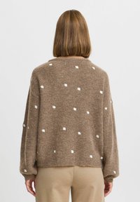 b.young BYOTIKI EMBROIDERY JUMPER - Trui - walnut mix