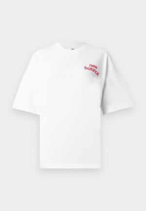 New Balance, INTELLIGENT RELAXED - Μπλουζάκι με στάμπα - white