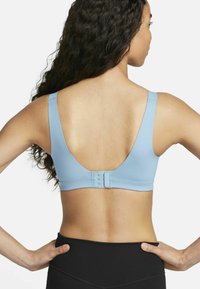Nike Performance ALPHA BRA - Sutiã desportivo de alto suporte - cerulean cerulean cerulean black