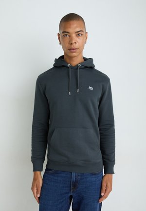 PLAIN HOODIE - Luvtröja - washed black