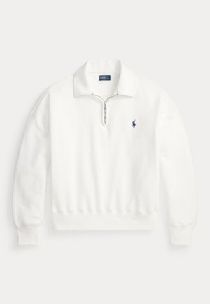 FLEECE QUARTER-ZIP - Sweatshirt - white