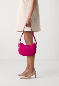 Pinko HALF MOON MINI - Torbica - pink pinko-antique gold