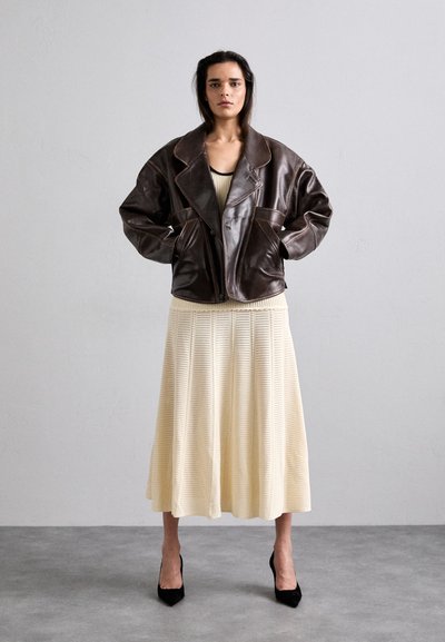 sandro CLEM - Lederjacke - marron