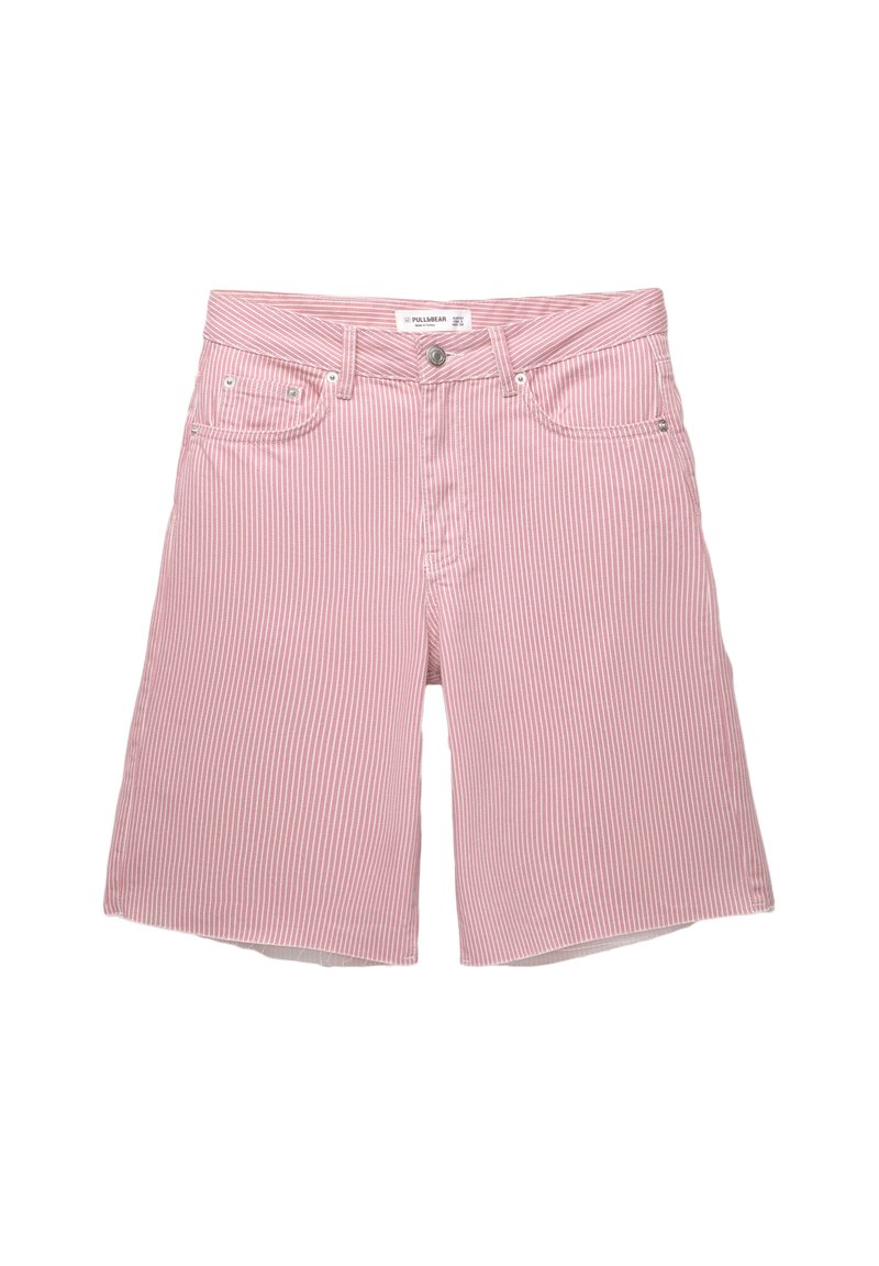 PULL&BEAR Jeansshort rood