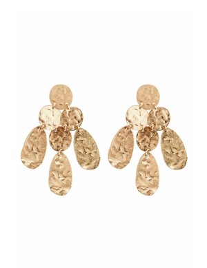 Next HAMMERED DROP - Kõrvarõngad - gold tone