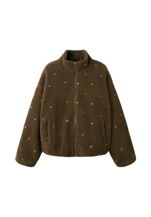 Name it, JACKET TEDDY - Яке от полар - brown