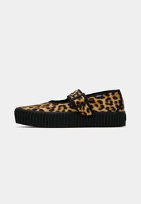 MARY JANE CREEPER - Ankle strap ballet pumps - black