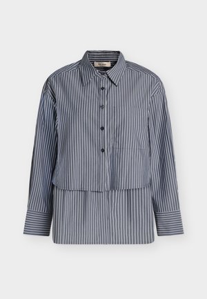 Mos Mosh, MMBARB STRIPE SHIRT - Πουκαμίσα με κουμπιά - salute navy