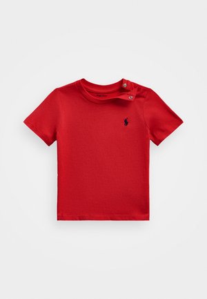 Polo Ralph Lauren COTTON JERSEY CREWNECK TEE - Βασικό μπλουζάκι - red