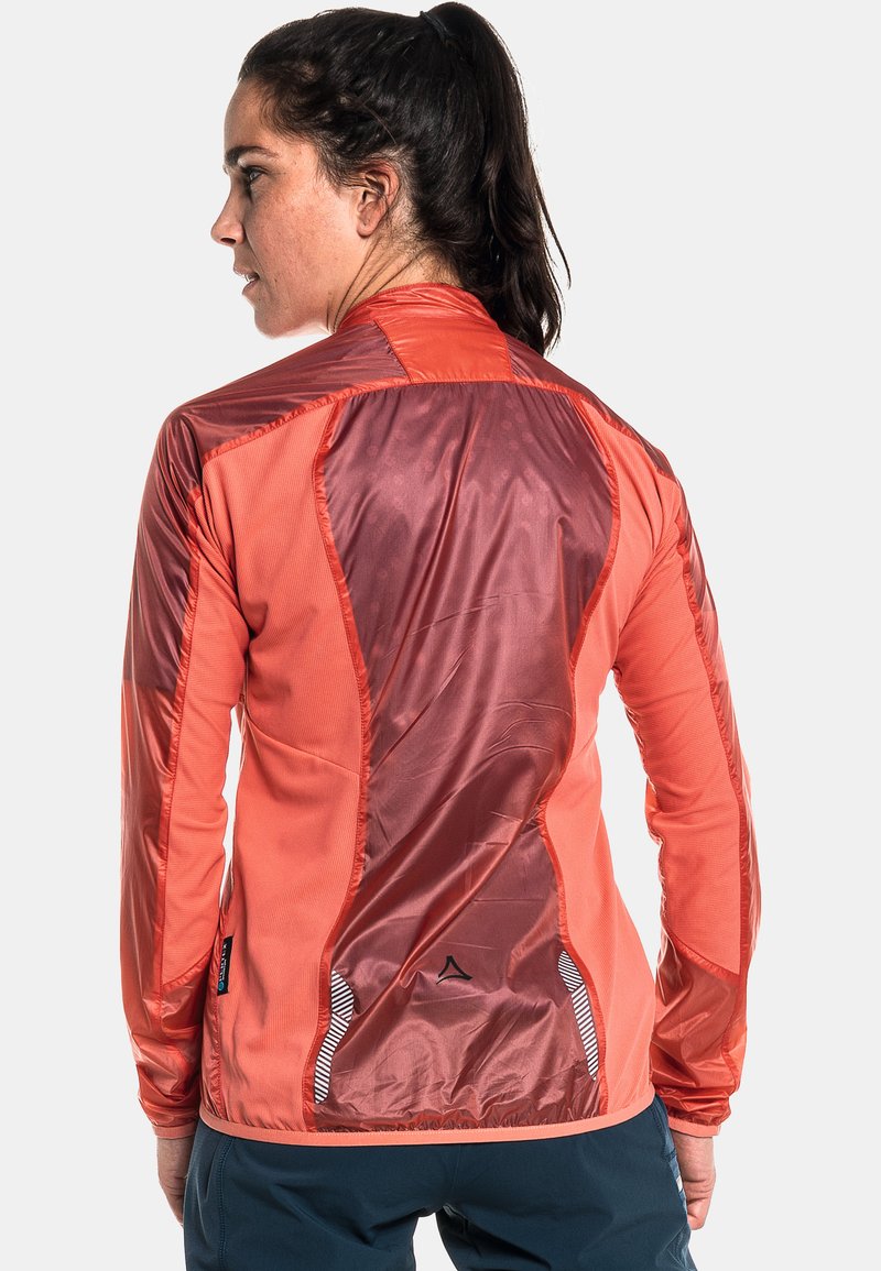 Damen Sportbekleidung | Schöffel GAIOLE L Laufjacke pink/hellrot - KN73086 Damen Sportbekleidung | Schöffel GAIOLE L Laufjacke pink/hellrot - KN73086