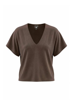 NÜ Denmark, DITTE RONNIE TOP - T-shirt basique - brown