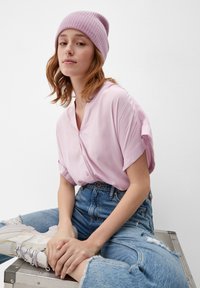 QS Overhemdblouse - zartrosa