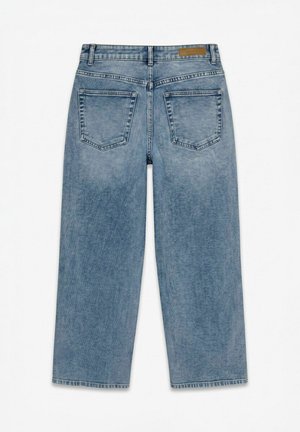 Vero Moda, WIDE-FIT JEANS VMSUNNY SUPER HIGH RISE WIDE LEG FIT JEANS - Wide Leg - light blue denim