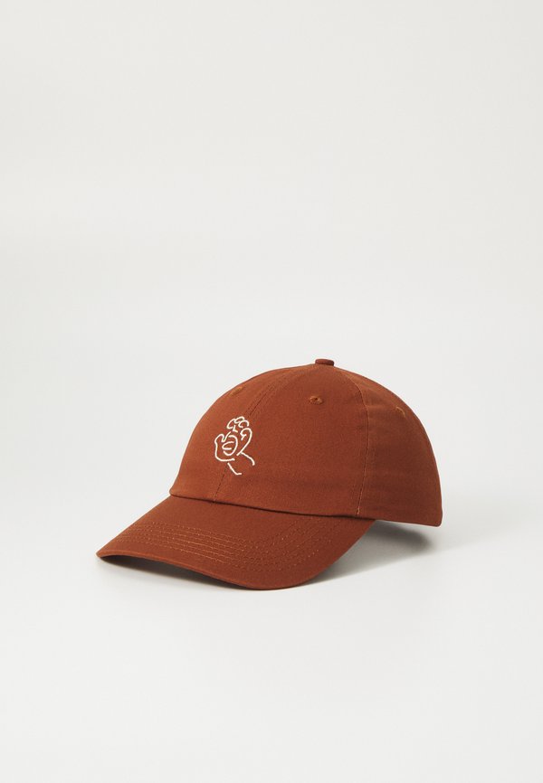 CONTOUR HAND UNISEX - Cap - burnt sienna