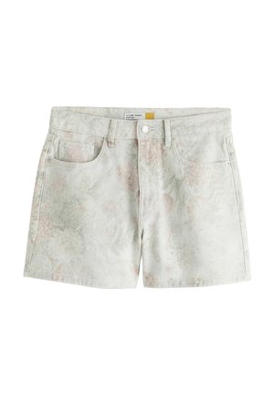 Next, LOOSE FIT - Denimové šortky - floral print