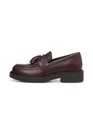 Slip-ons - dark aubergine red