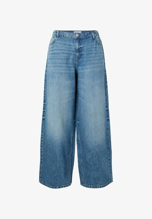 Pieces, WIDE FIT JEANS PCSKY MW - Wide Leg - medium blue denim