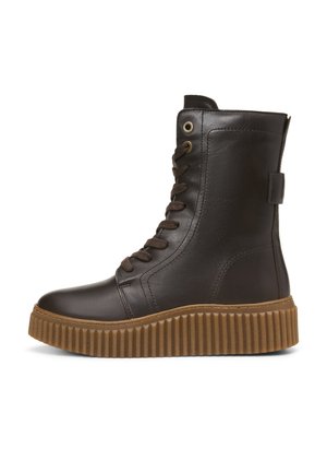 MODEL BIANCA - Bottines à plateau - dark earth