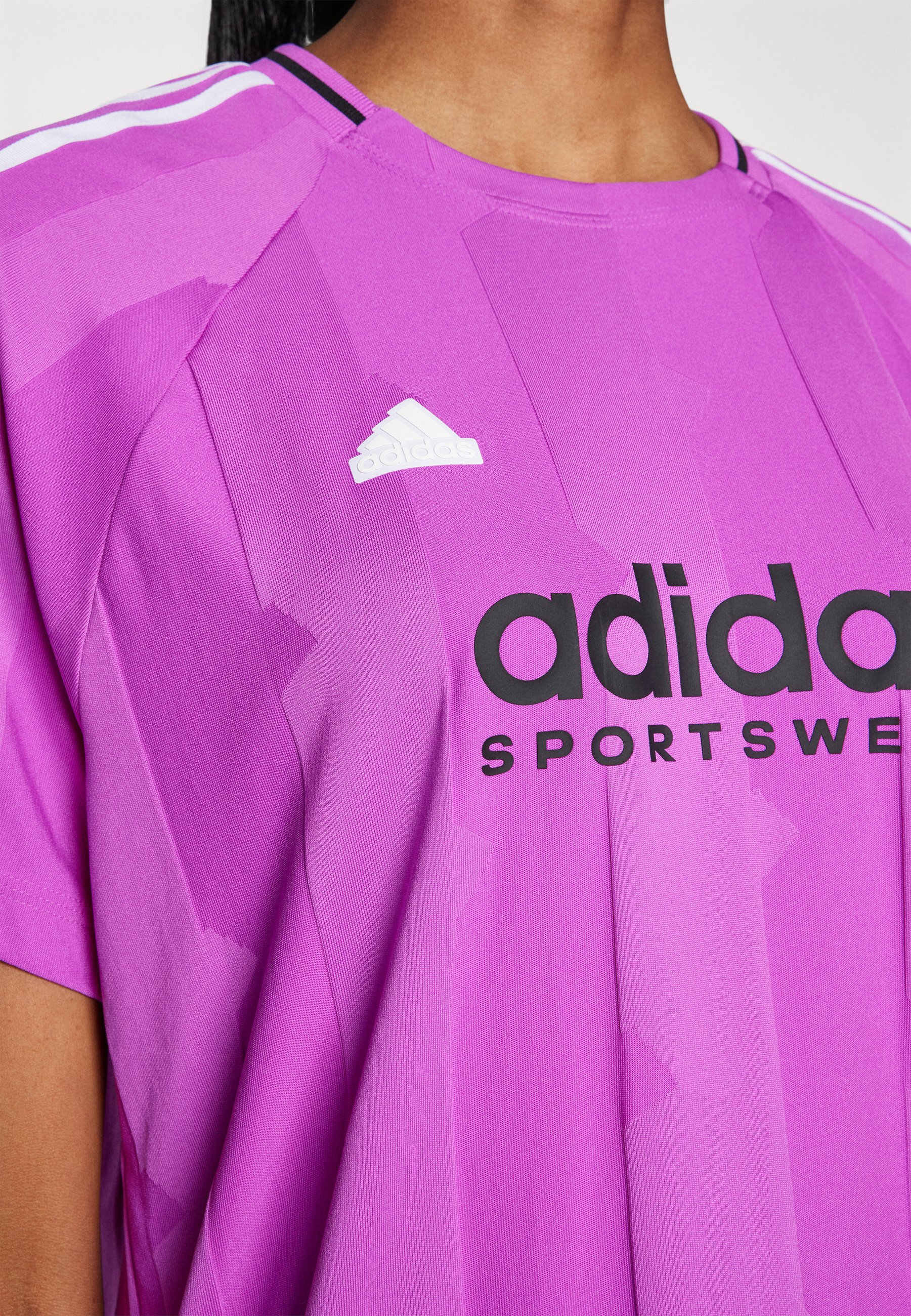 adidas Sportswear - T-shirt z nadrukiem/fioletowy - Zalando.pl