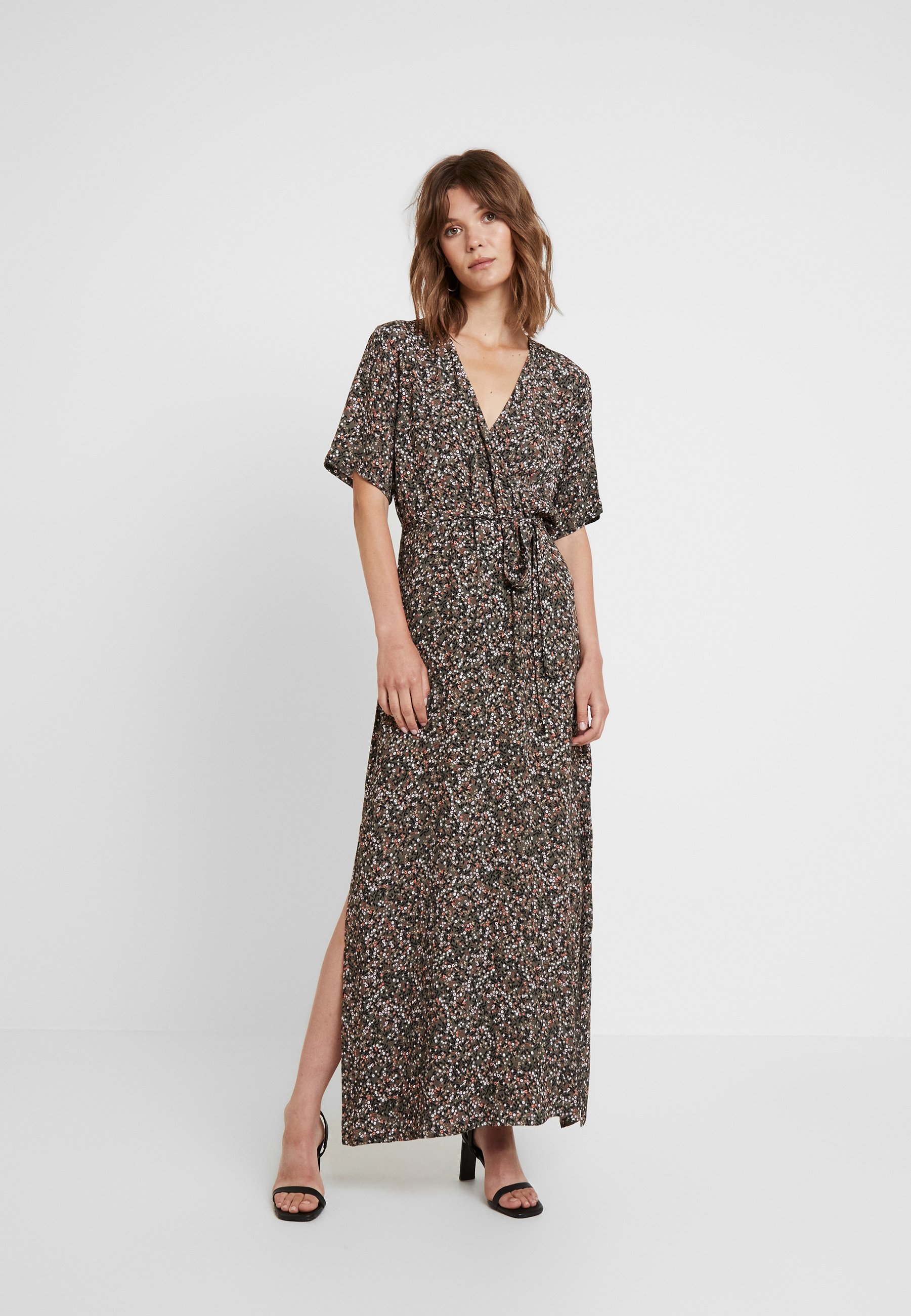 dark green maxi dress uk