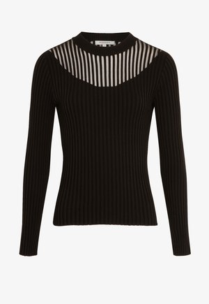 Morgan WITH HIGH COLLAR - Trui - noir