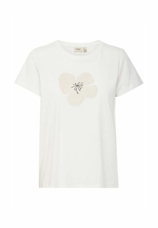 FRMAYRA - Print T-shirt - blanc de blanc mix4