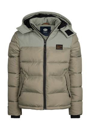 Winterjacke - mossy stone
