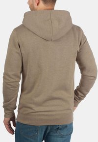 Solid SDBERTIZIP - Sweater - sand melan