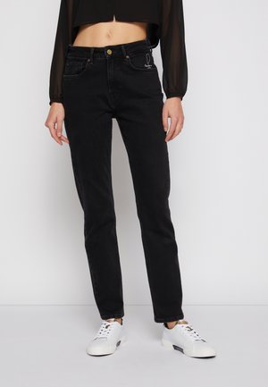 Straight leg jeans - black denim