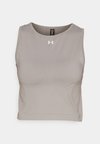 TRAIN SEAMLESS - Top - pewter/white
