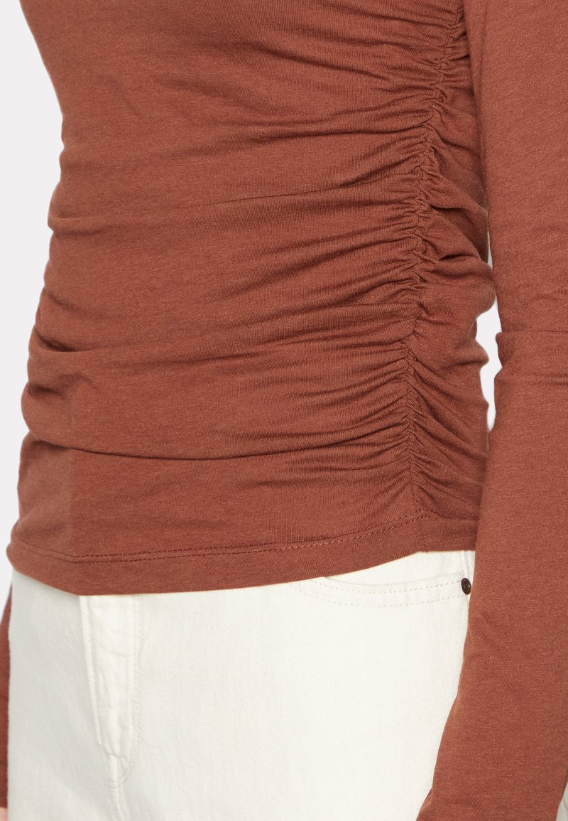 Damen T-Shirts | Noisy May NMAPRIL Langarmshirt cappuccino/braun - QK97155 Damen T-Shirts | Noisy May NMAPRIL Langarmshirt cappuccino/braun - QK97155