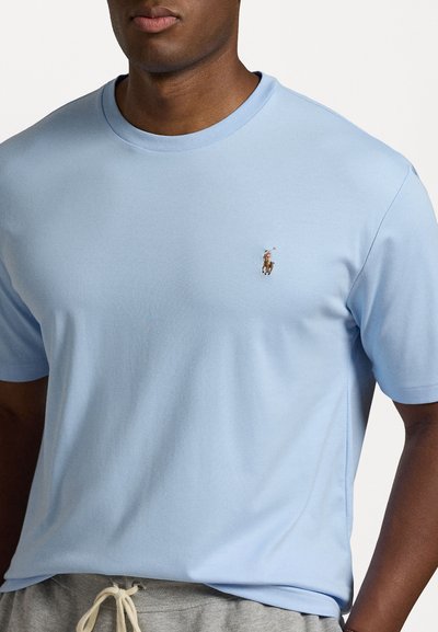 Polo Ralph Lauren Big & Tall SOFT COTTON CREWNECK T-SHIRT - Paprasti marškinėliai - vessel blue