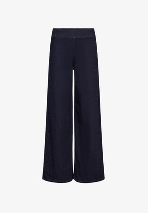 Nümph, NUSEATTLE HR WIDE JEANS SI3012 - Wide Leg - dark blue denim