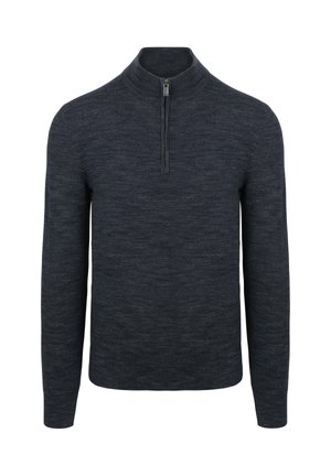 HALF ZIP PULLOVER - Trui - navy