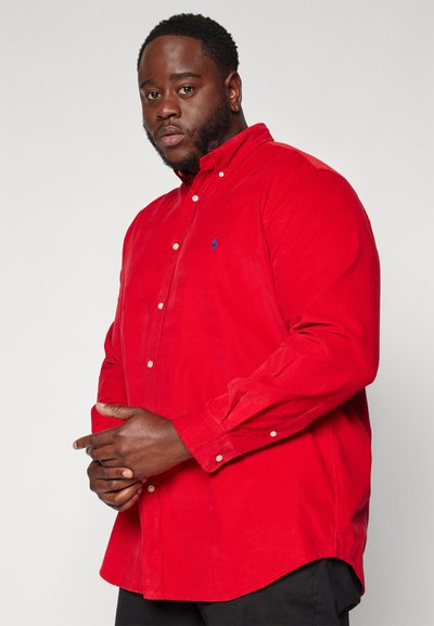 Polo Ralph Lauren Big & Tall FINE-WALE CORDUROY SHIRT - Πουκάμισο - martin red
