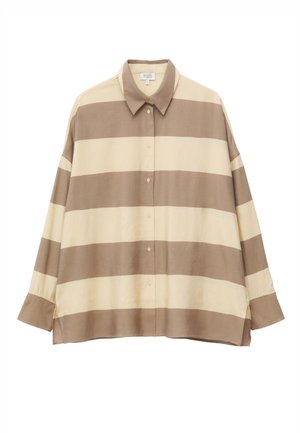 & OTHER STORIES, & OTHER STORIES OVERSIZED SHIRT - Nööpidega pluus - beige