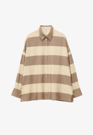 & OTHER STORIES, & OTHER STORIES OVERSIZED SHIRT - Nööpidega pluus - beige