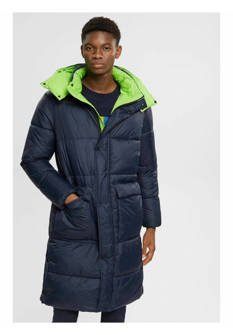 edc by Esprit OUTDOOR Winter coat navy/mottled dark blue Zalando