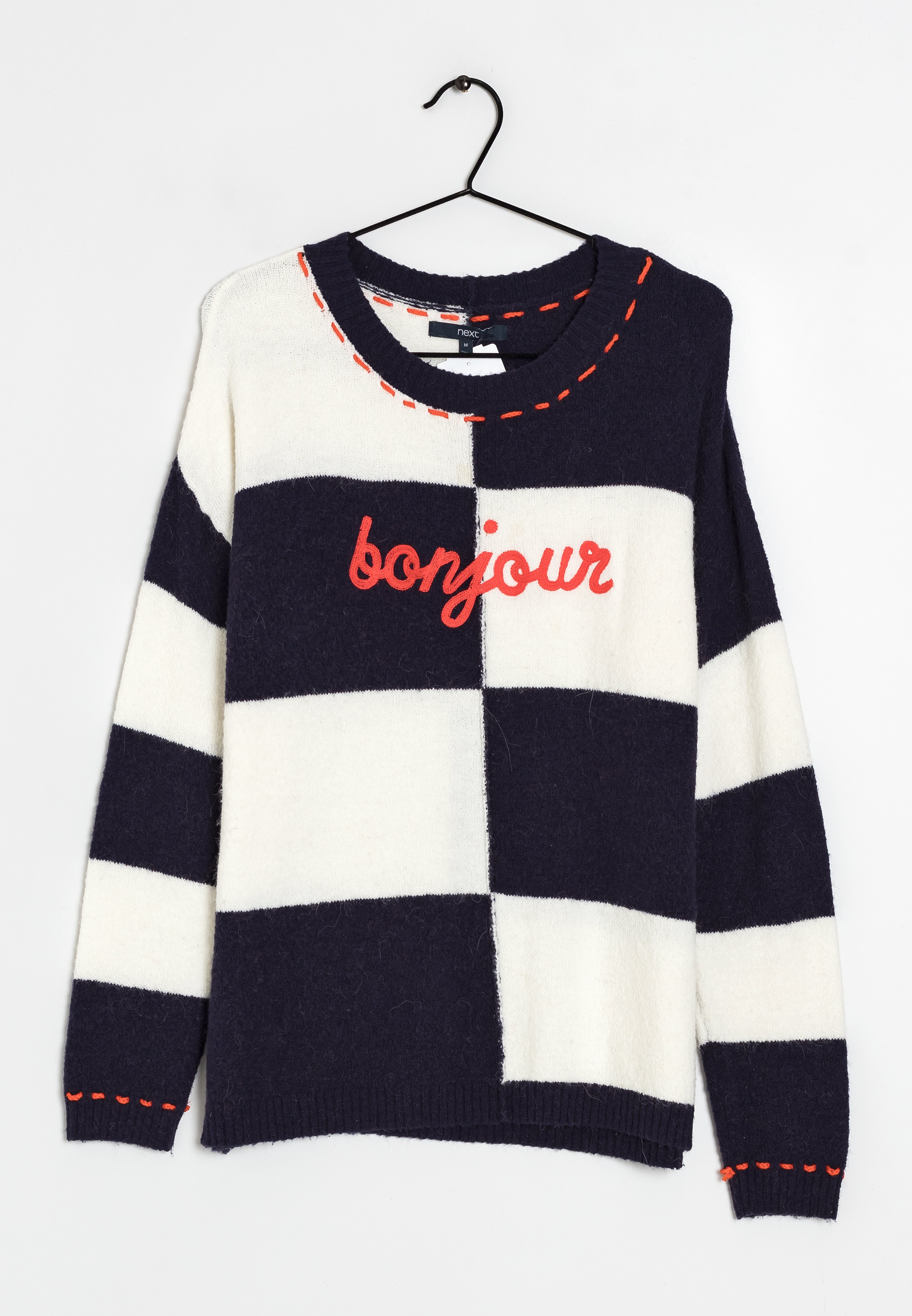 next black and white jumper