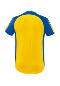 Erima FUSSBALL - TEAMSPORT- SIX WINGS - T-shirt imprimé - gelbblau