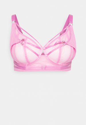 EDDIE CROSSOVER WRAP BRA CORE - Bøyle-BH - pink