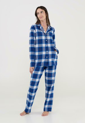 CUADROS SET - Conjunto de pijama - azul