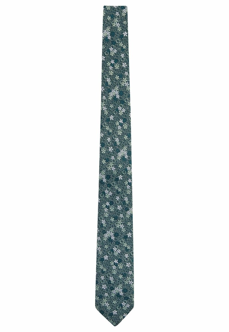 Next PATTERN SLIM - Kaklaraištis - green ditsy floral