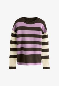 Selected, purple stripe
