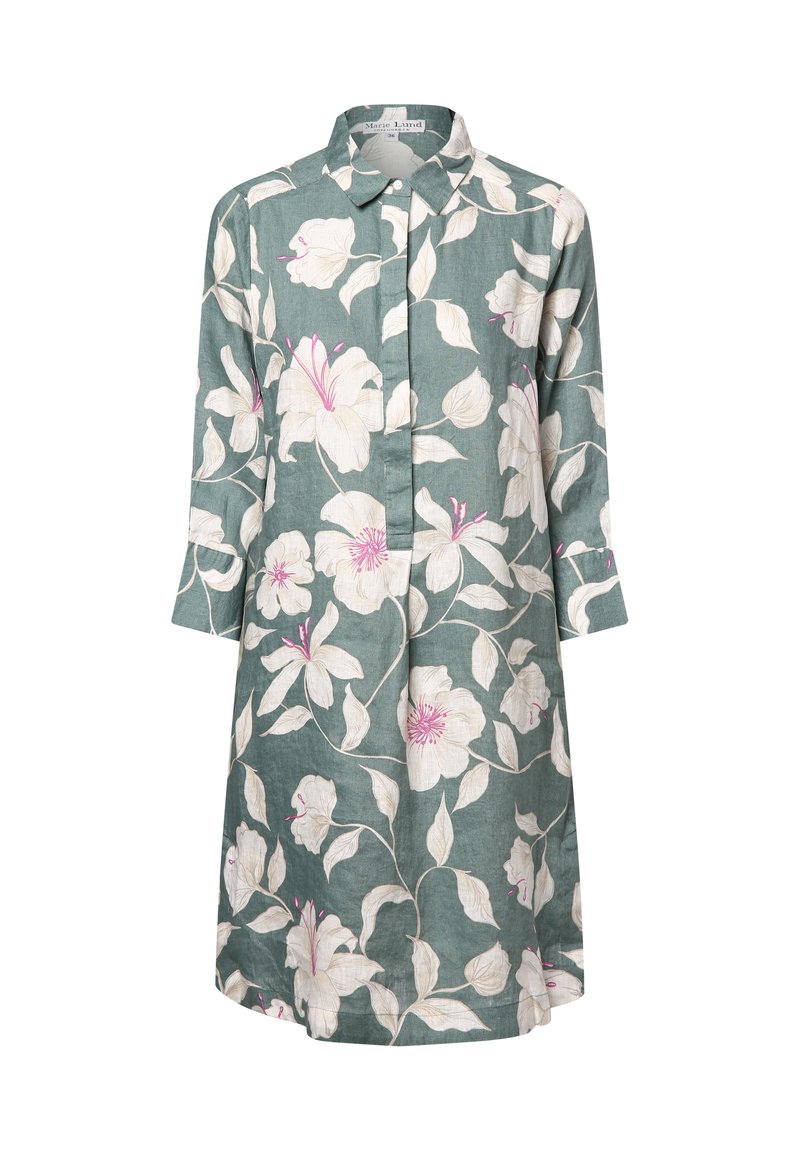 Apriori Blusenkleid - smaragd ecru