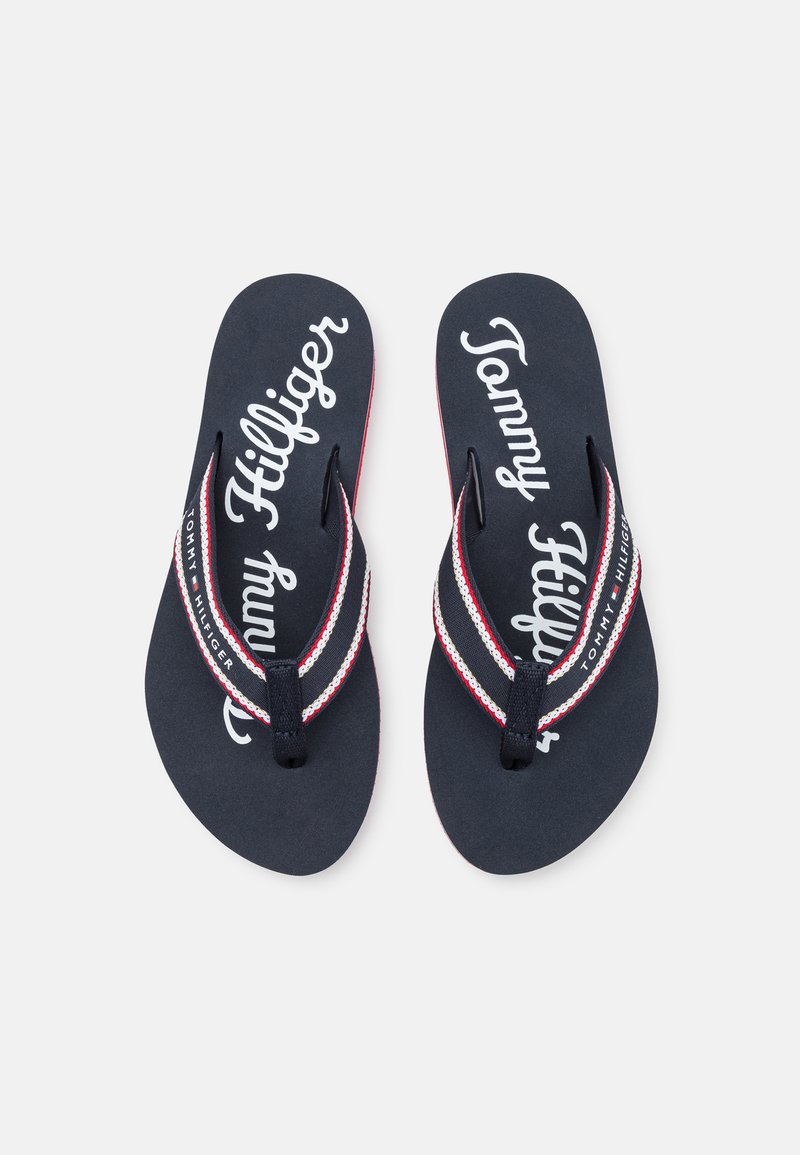 Tommy Hilfiger - GRAPHIC BEACH - Pool shoes - space blue, Enlarge