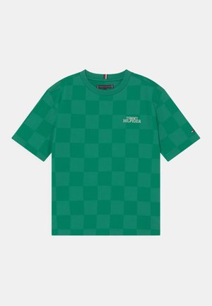 CHECKER BOARD TEE - Camiseta estampada - green